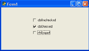 TCheckBox  